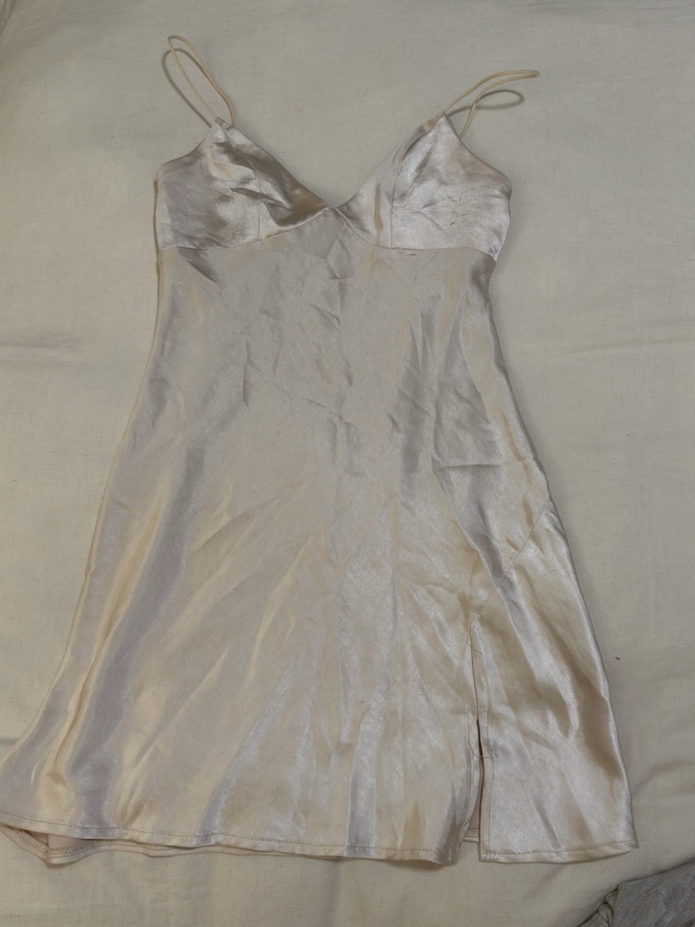 Princess Polly champagne Slip Dress
